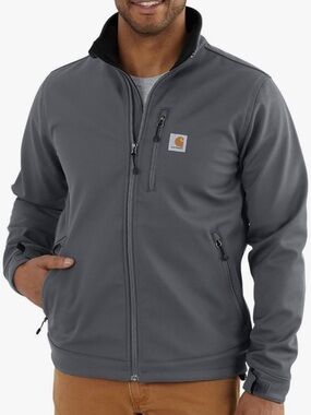 Carhartt Rain Defender Men's  Gray Softshell Performance Jacket Size XXL